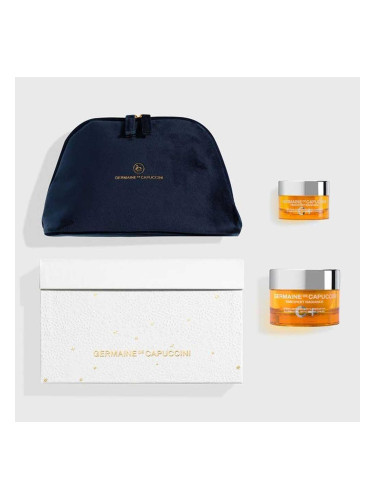 Луксозен комплект Анти-ейдж грижа с витамин С за озарена сияйна кожа Germaine De Capuccini Timexpert Radiance C+ Gift Set (Cream + Eye Cream)