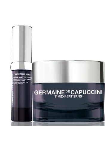 Комплект Крем за лице и околоочен серум против бръчки Germaine De Capuccini Timexpert SRNS