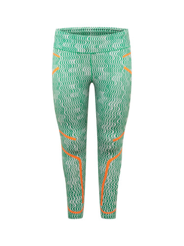 ADIDAS BY STELLA MCCARTNEY Спортен панталон 'Truepurpose Printed'  тревнозелено / оранжево / бяло
