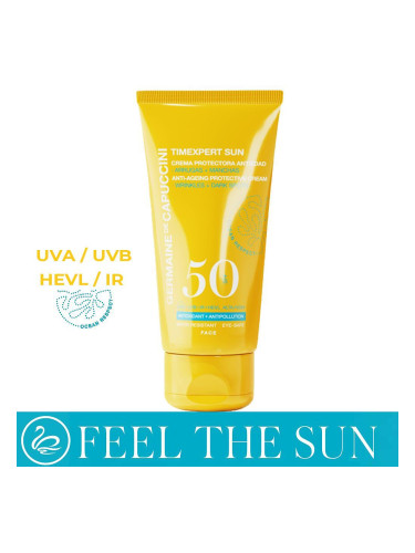 Слънцезащитен анти-ейдж крем за лице SPF50 Germaine De Capuccini Timexpert Sun Anti-Ageing Protective Cream