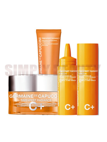 Комплект Анти-ейдж и озаряване с Витамин С за лице и очи Germaine De Capuccini Timexpert Radiance C+ Set