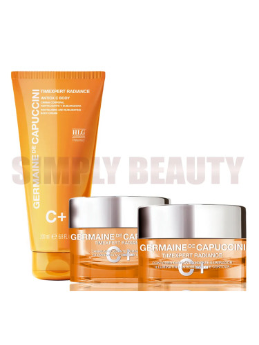 Комплект с Витамин С за лице и тяло Germaine De Capuccini Timexpert Radiance C+ Set