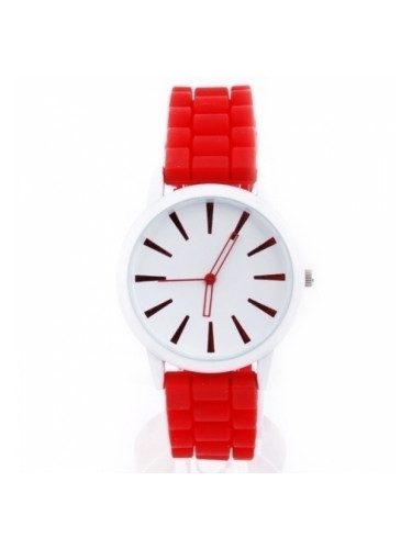 Червен дамски часовник