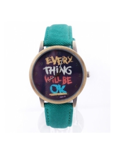 Часовник с надпис