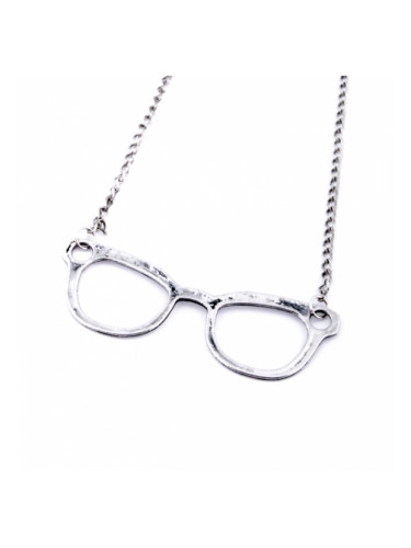 Колие Очила - Сребристи