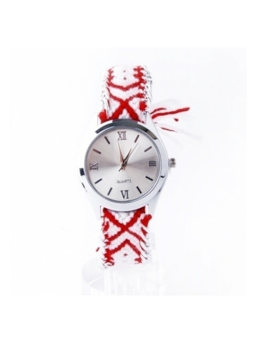 Плетен Часовник - Сребърен