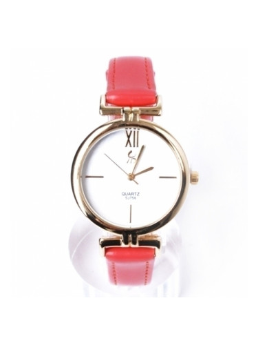 Дамски часовник с розова каишка