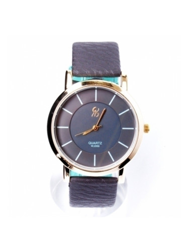 Дамски часовник със сиво-зелена каишка
