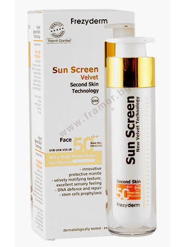 ФРЕЗИДЕРМ SUN SCREEN СЛЪНЦЕЗАЩИТЕН КРЕМ ЗА ЛИЦЕ SPF50+ 50 мл
