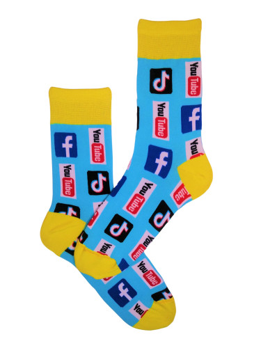 Забавни чорапи Социални мрежи