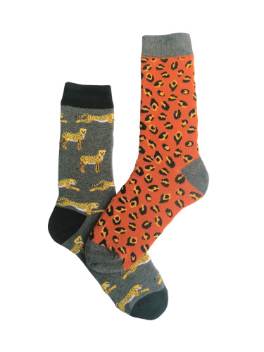Различни чорапи леопард