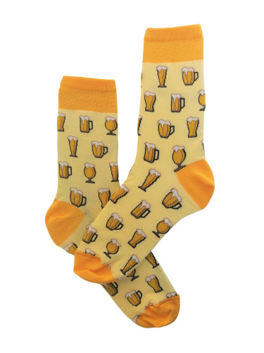 Чорапи с Халби Бира в жълто