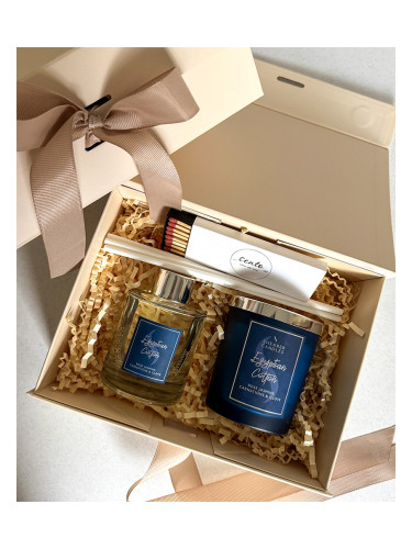 Комплект за подарък Ароматна свещ и Дифузер Egyptian Cotton