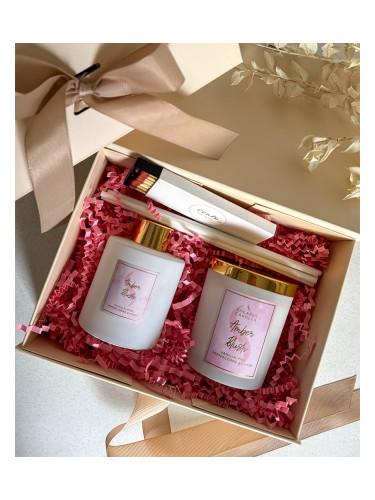 Комплект за подарък Ароматна свещ и Дифузер Amber Blush