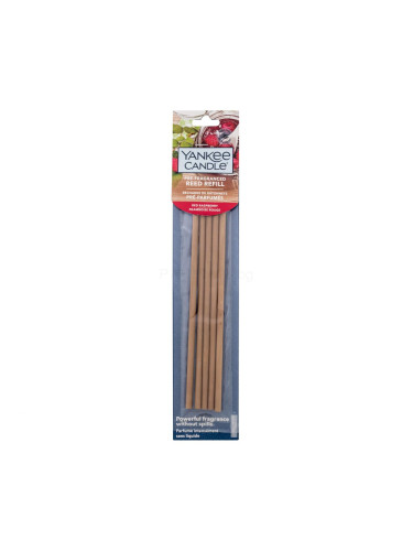 Yankee Candle Red Raspberry Pre-Fragranced Reed Refill Ароматизатори за дома и дифузери 5 бр
