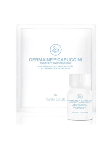 Маска за лице с хиалуронова киселина хидратира Germaine De Capuccini Hydraluronic Extra Moisture Facial Mask