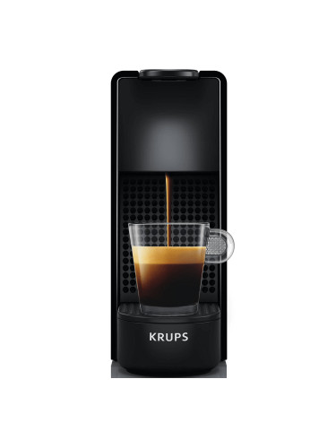 Кафемашина с капсули Nespresso by Krups Essenza Mini, 1300W, 19 bar, 0.6 л, Черен