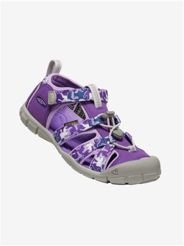 Purple Girl Patterned Sandals Keen Seacamp - unisex