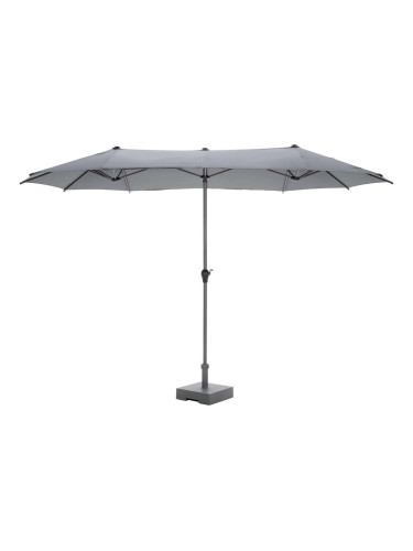 СИВ ДВОЕН ГРАДИНСКИ ЧАДЪР 200/400 СМ