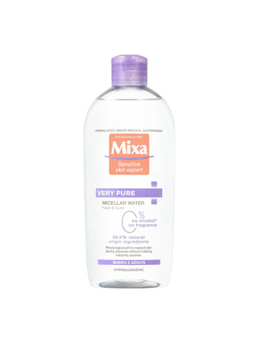 Mixa Micellar Water Very Pure Мицеларна вода за жени 400 ml