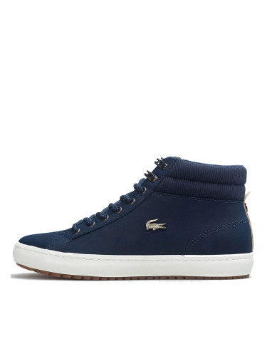 LACOSTE Straightset Leather Boots Navy