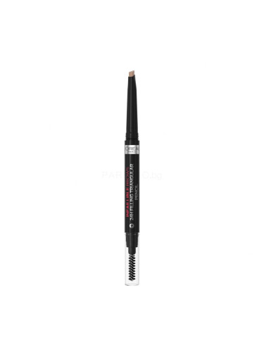 L'Oréal Paris Infaillible Brows 24H Filling Triangular Pencil Молив за вежди за жени 1 ml Нюанс 06 Dark Blonde