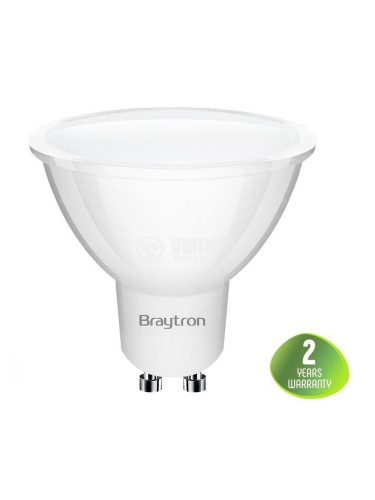 LED лампа, 7W, GU10, 230VAC, 550lm, 2700K, топлoбяла, BA24-00750