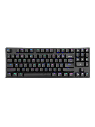  Механична клавиатура Marvo - KG934, Blue, RGB, черна