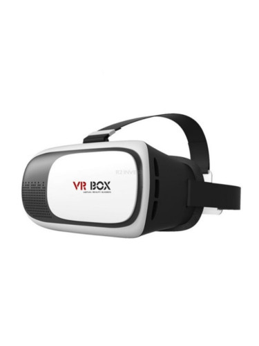 3D Виртуални очила VR Box, с дистанционно, Бели