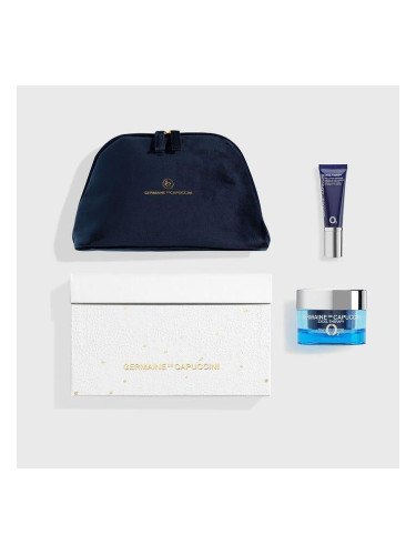 Комплект Хидратираща Грижа за кожата с кислород против петна и синя светлина Germaine De Capuccini Excel Therapy O2 Pollution Defense Gift Set (Cream + Eye Cream)