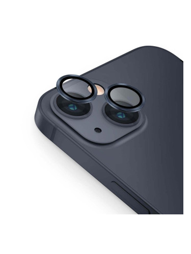 Протектор задна камера метални рингове MBX за iPhone 13, 13 Mini, Черен