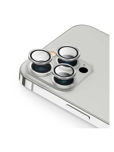Протектор задна камера метални рингове MBX за iPhone 13 Pro, 13 Pro Max, Сребрист