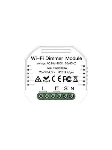 Смарт димер за вграждане MOES WM (Wi-Fi)