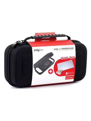 Конзола Калъф и стъклен протектор Big Ben Carrying Case &amp; Screen Protector (Nintendo Switch)