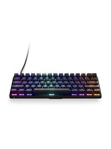  Механична клавиатура SteelSeries - Apex 9 Mini US, OptiPoint, RGB, черна