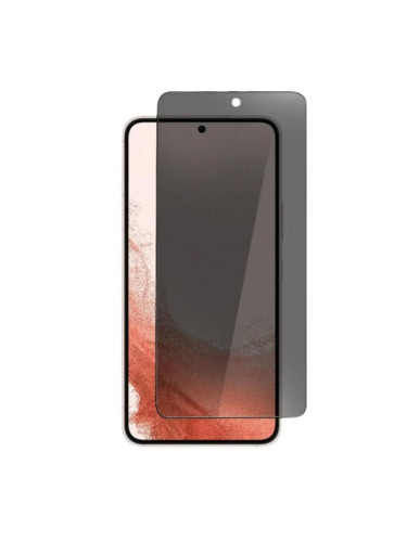 Стъклен протектор MBX 5D Full Privacy с цяло лепило, За Samsung Galaxy S22 5G (S901B), Черен