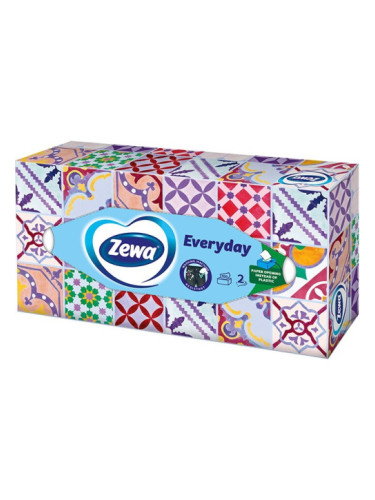 ZEWA FACIAL EVERYDAY Кърпи в кутия 2 пласта/100 бр.