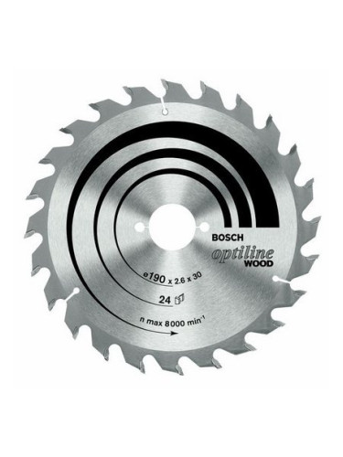 Диск циркулярен HM за дърво, 130x20ммx30T, Bosch Optiline Wood
