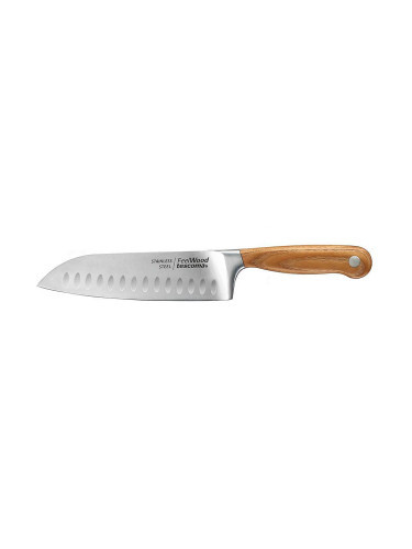 Нож японски Tescoma FeelWood Santoku 17cm