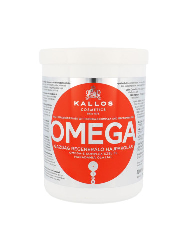 Kallos Cosmetics Omega Маска за коса за жени 1000 ml