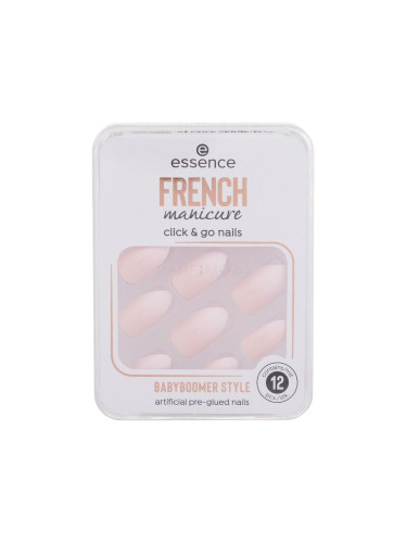 Essence French Manicure Click & Go Nails Изкуствени нокти за жени Нюанс 02 Babyboomer Комплект