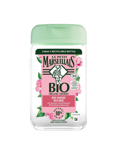 Le Petit Marseillais Bio Organic Certified Wild Rose Refreshing Shower Gel Душ гел 250 ml