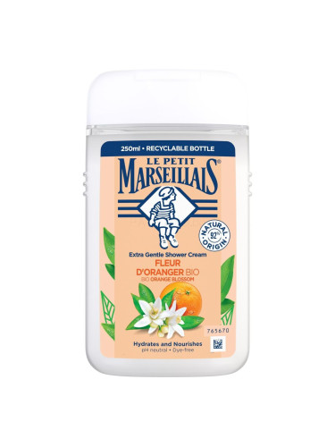 Le Petit Marseillais Extra Gentle Shower Cream Organic Orange Blossom Душ крем 250 ml