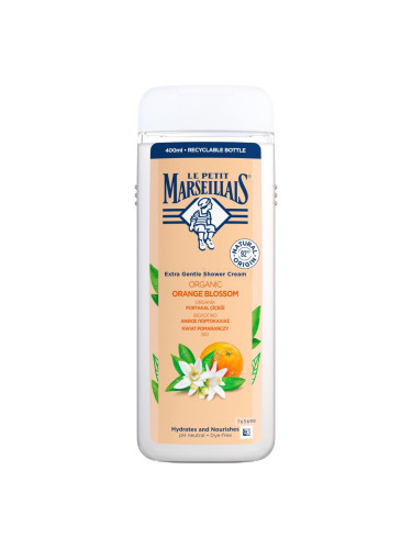 Le Petit Marseillais Extra Gentle Shower Cream Organic Orange Blossom Душ крем 400 ml