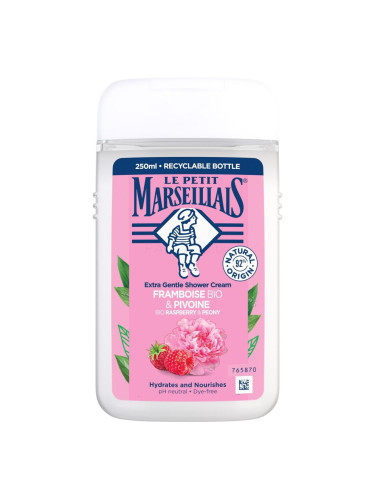 Le Petit Marseillais Extra Gentle Shower Cream Organic Raspberry & Peony Душ крем 250 ml