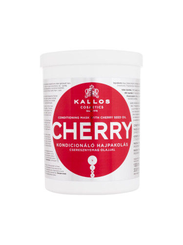 Kallos Cosmetics Cherry Маска за коса за жени 1000 ml