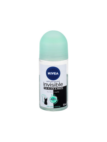 Nivea Black & White Invisible Fresh 48h Антиперспирант за жени 50 ml