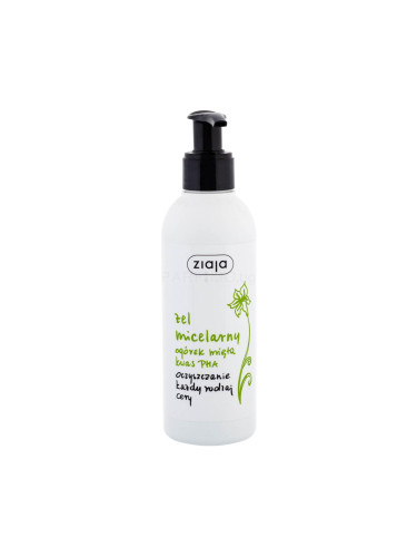 Ziaja Cucumber Mint Micellar Почистващ гел за жени 200 ml