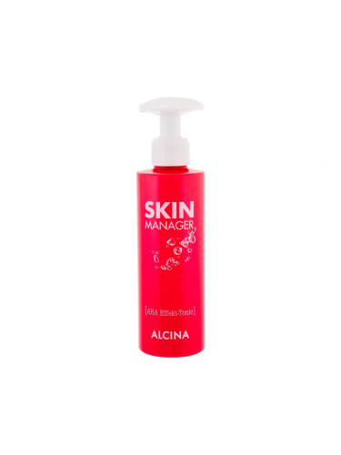 ALCINA Skin Manager AHA Effekt Tonic Почистваща вода за жени 190 ml