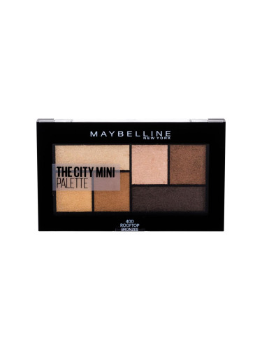 Maybelline The City Mini Сенки за очи за жени 6 гр Нюанс 400 Rooftop Bronzes